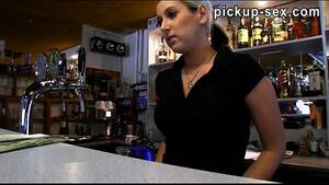 Bar Maid - Barmaid European chick Lenka railed in the bar for cash - XVIDEOS.COM