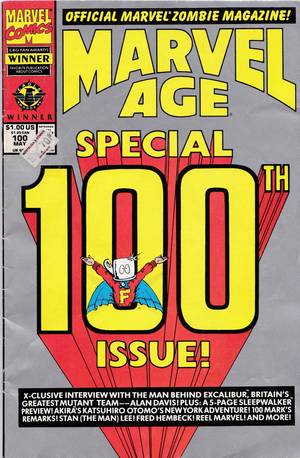 Captain Britain Porn - Marvel Age issue 100 Alan Davis Captain Britain interview