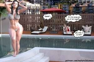 Mature Pool Sex Party - âœ…ï¸ Porn comic Cuckold Pool Party. Mature3DComics. Sex comic girl seduced  three | Porn comics in English for adults only | sexkomix2.com