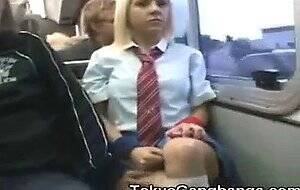 japanese school bus - White Schoolgirl in Japan Bus! - SEXTVX.COM
