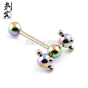 Body Jewelry Porn - Titanium Anodized Erotic Spinner Barbell Porn Tongue Ring 1.6*16*6mm Lot of  30pcs Body Jewelry-in Body Jewelry from Jewelry & Accessories on  Aliexpress.com ...