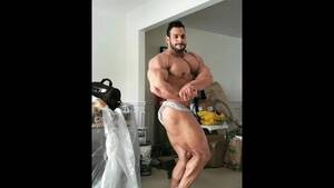 arab morphed cock - Arab Bodybuilder showing his big Muscles 2 - ThisVid.com