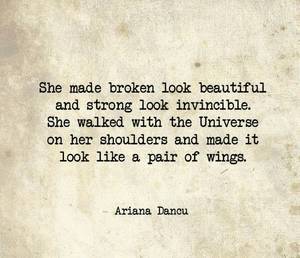 Broken Women Porn - She made broken look beautiful and strong look invincible.