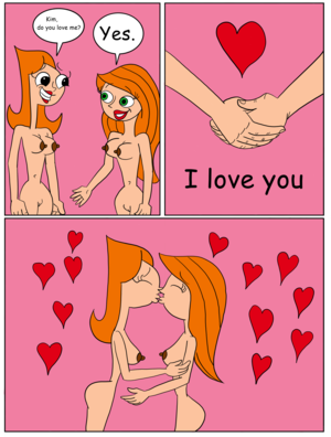 kim possible lesbian porn shower - Comic Candace Flynn and Kim Possible have sex by matiriani28 on DeviantArt