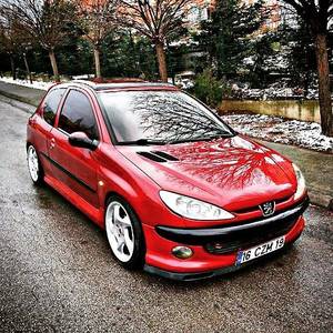 French Car - ... #206#pug#gti#car#auto#engine#garage#sky#road#girl#legs#me#moi#french# france#frenchcar#wheels#style#fashion#red#carporn #nikon#modify#canon#photoart