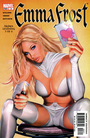 Lady Frost Porn - Emma Frost miniseries, Greg Horn cover, Marvel Comics