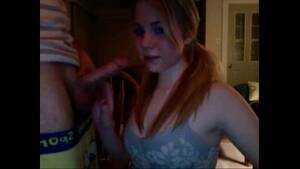 amateur teen redhead blowjob - awesome amateur teen redhead blowjob deepthroat in cam with final facial  very ho - XVIDEOS.COM