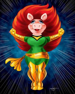 Muppets Miss Piggy Hentai Porn - Miss Piggy as Phoenix.