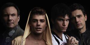 Les David 1980 Gay Porn - James Franco & Christian Slater Spice Up Raunchy Gay Porn Drama