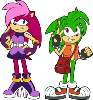 Manic The Hedgehog Porn - 58853 - safe, artist:hazardous-andy, manic the hedgehog (sonic), sonia the  hedgehog (sonic), hedgehog, mammal, anthro, plantigrade anthro, sega, sonic  the hedgehog (series), sonic underground, 2020, duo, female, male, redesign  - Furbooru