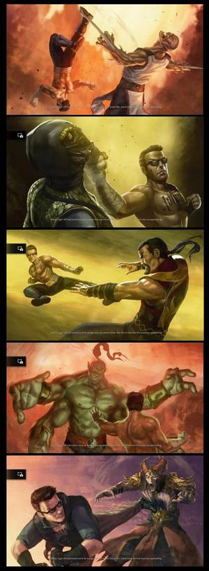 Mkx Reptile Porn - MKX - Johnny Cage Ending