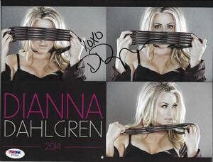 Dianna Dahlgren Porn - Dianna Dahlgren Signed 2014 Calendar PSA/DNA WWE Tough Enough Miss  Supercross | eBay