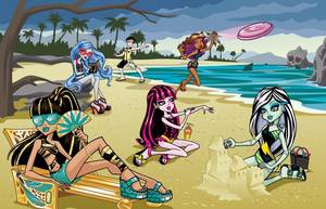 Clawd And Frankie Porn Comics - [5]====Back-of-the-box blurbEdit==== It's spring break at Monster High and  everyone's off to Gloom Beach for some frighteningly fabulous fun in the  sun!