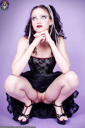 black gothic pussy - Gothicsluts Gothicsluts Scar Pigtailed Gothic Babe Scar Shows Her Perfect Pussy  Nude Gallery