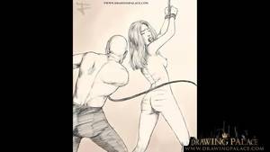 bdsm cartoon captions drawings - Cartoon Drawing Porn BDSM Rough Fetish comic on bitcoin - scene 11