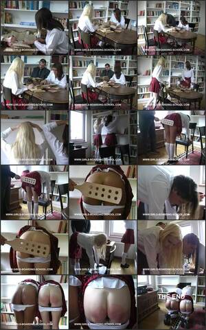 marie girls boarding spanking - Schoolgirl - Eve & Marie In Trouble - girls-boarding-school - LQ/RM