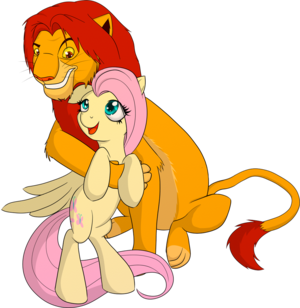 Mlp Lion King Porn - 50247 - safe, artist:xonxt, fluttershy (mlp), simba (the lion king), big  cat, equine, feline, fictional species, lion, mammal, pegasus, pony, feral,  disney, friendship is magic, hasbro, my little pony, the lion king,