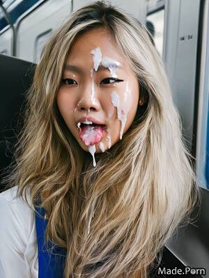 messy black facial cumshot - Porn image of vietnamese messy hair woman made long hair black hair cumshot  created by AI