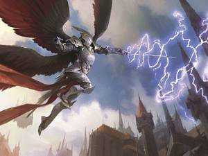 Mtg Angel Porn - MTG January's Friday Night Magic promo Warleader's Helix art