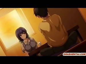 Japanese Anime Gym Porn - Coed Japanese hentai gets squeezed her breasts