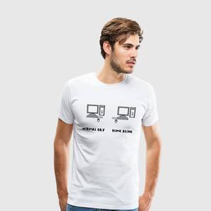 handjob on shirt - Computer porn masturbation handjob sex internet - Men's Premium T-Shirt