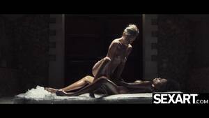 black lesbian sex art - Black Belleza y Rubia Sexy Se Aceitan Para El Sexo LÃ©sbico - Pornhub.com