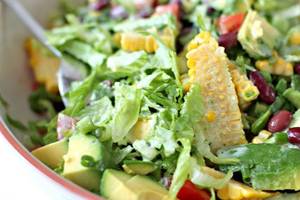 Honey Garden Porn - Milk and Honey: Mexican Chopped Salad with Mexican Green Goddess Dressing