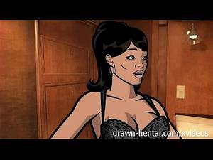 Archer Cartoon Porn Red Head - 