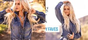 Ashlee Simpson Tina Porn - Jessica Simpson Flaunts Her Voluptuous Figure In Sultury Denim-on-Denim  Outfit