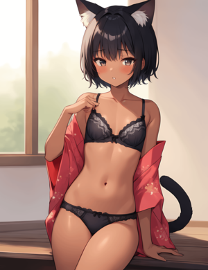 Catgirl Hentai Porn - Sporty cat girl, but with a kimono. free hentai porno, xxx comics, rule34  nude art at HentaiLib.net