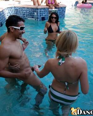 bikini pool sex - Horny babes in bikini sucking big cocks at the pool sex party Porn  Pictures, XXX Photos, Sex Images #2568911 - PICTOA