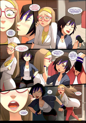 Big Hero 69 Porn Comic - Big sloppy fingers â€“ Honey Lemon learns with the help of Gogo and Baymax  that life is much more than just work