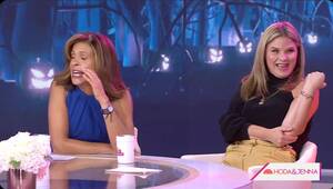 Hoda Kotb Porn - Today's Hoda Kotb, Jenna Bush Hager & crew lose composure & crack up on  live TV during off-the-script segment | The US Sun