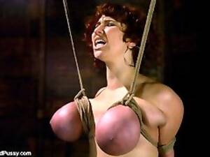 extreme large tit bondage - Huge Natural Tit Bondage Extreme | BDSM Fetish