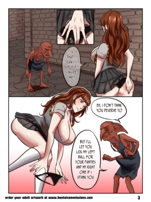Harry Potter Hermione Porn Hentai Cartoon - Harry Potter Hentai Comic: Hermione Loves Kreacher â€“ P 3 | Otakusexart
