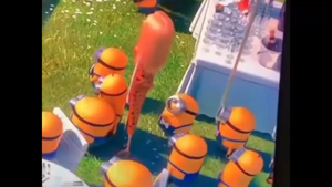 Despicable Me Anal Porn - In this scene in minions 2, a minion looks at a woman's ass then at the  camera back, then does a strange face, showing that minions can be pervs as  well :