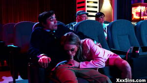 Adult Couples Having Sex In A Movie Theater - Older couple Syren DeMer and Dick Chibbles Athena disturbed by a teenager  couple Athena Faris and Ricky Spanish having sex in cinema! - XVIDEOS.COM