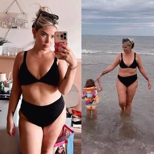 chubby girl nudist beach - I grieved for old body when I became a mum â€“ but now flaunt curves with  pride' - Daily Star