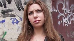 Hungarian Babe Casting - Fake agent bangs Russian babe in public