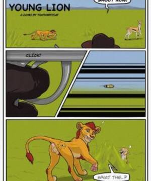 Lion Furry Porn Bondage - Milking A Young Lion gay furry comic - Gay Furry Comics