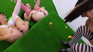Anal Golf Porn - Free Horny lesbians playing anal golf Porn Video HD