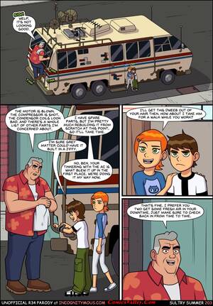 free cartoon sex ben 10 - Sultry Summer 4 - Ben 10 Read Online Free Porn Comic