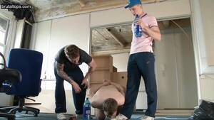 Aaron And Robert Porn - BrutalTops - Masters Robert and Aaron Worship Our Feet - ScallyGuy