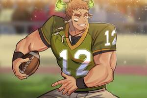 american football cartoon porn - Anime and Hentai/Porn imageboard | booru.io