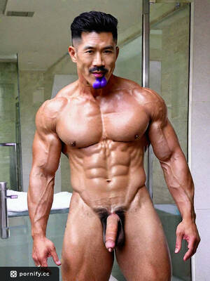 Korean Sex Big Cock - Korean DILF Muscular Yoga Glasses Angry Trimmed Huge Cock Big Black Round -  Public Asian Man Confronting You Ready Sex | Pornify â€“ Best AI Porn  Generator