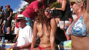 naked milf pool party - Topless MILF @ Dantes Pool Party Fantasy Fest 2019 - Pornhub.com