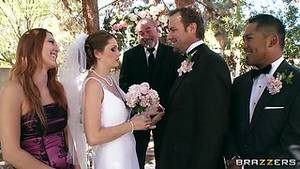 Beautiful Bride Porn - Beautiful bride has a wedding day gangbang in stockings