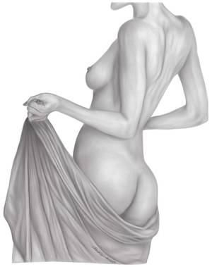 how to draw boobs - Female body pencil drawing, nude, naked lady, bottom, ass, breasts