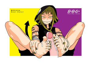 medusa anime footjob porn - MEDUSA Footjob [Soul Eater] by BarBaCock - Hentai Foundry
