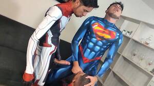 Hot Gay Superhero Porn - Superhero raw threesome - ThisVid.com